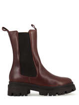 Chelsea Boots Uit Leder Tamaris Bruin women 29