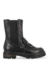 Boots Uit Leder Mjus Zwart women P31204
