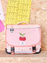 Cartable 2 Compartiments Pol fox Rose fille FCA38R