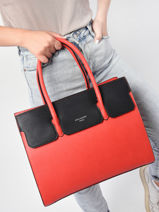 Sac Port paule A4 Format Gallantry Orange format a4 1-vue-porte