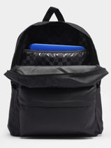 Sac à Dos 1 Compartiment + Pc 15" Vans Noir backpack VN0A5E2S-vue-porte