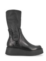 Boots En Cuir En Cuir Mjus Noir women P78304