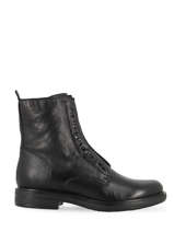 Boots Uit Leder Mjus Zwart women M64223