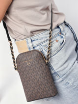 Sac Bandoulire Jet Set Charm Michael kors Beige jet set charm T0GT9C1B-vue-porte