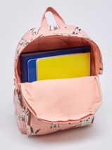 Sac  Dos 1 Compartiment Kidzroom Multicolore dress up 1374-vue-porte
