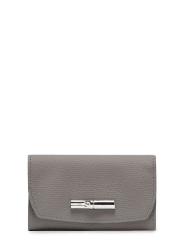 Longchamp Roseau Portefeuille Grijs