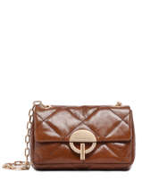 Sac Nano Moon En Cuir Craquel Vanessa bruno Marron moon 84V40326