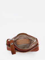 Porte-monnaie Le Cabas Paillettes Vanessa bruno Marron cabas 1V40410-vue-porte