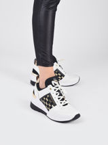 Sneakers Georgie Uit Leder Michael kors Zwart women - T2GEFS3D-vue-porte