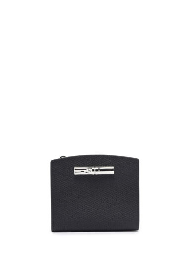 Longchamp Roseau Portefeuille Noir