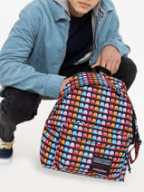 Rugzak 1 Compartiment Eastpak Veelkleurig pacman K620PAC-vue-porte