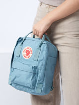 Sac  Dos Knken 1 Compartiment Fjallraven Bleu kanken 23561-vue-porte