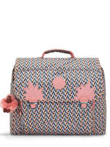 Boekentas Iniko 2 Compartimenten Kipling Veelkleurig back to school KI7055