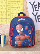 Sac  Dos 1 Compartiment Spiderman Bleu strong 1609