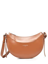 Sac Bandoulire Lancaster Marron suave ace 28