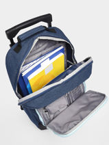 Rugzak Op Wieltjes 2 Compartimenten Quiksilver Blauw kids QBBP3035-vue-porte