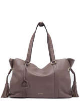 Sac Shopping Tradition Cuir Etrier Violet tradition EHER25