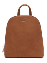 Sac  Dos Miniprix Marron grained F2547