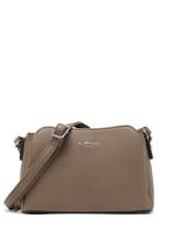 Cross Body Tas Grained Miniprix Bruin grained F8036