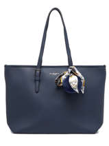 Sac Port paule A4 Grained Miniprix Bleu grained 1