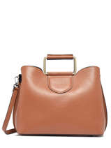 Handtas Caviar Leder Milano Bruin caviar CA22063
