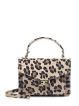 Cross Body Tas Velvet Leder Milano Beige velvet VE21061G