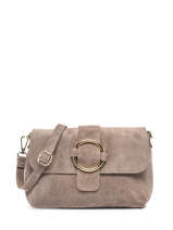 Sac Bandoulire Velvet Aspect Daim Milano Marron velvet VE22061
