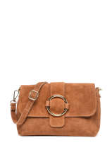 Sac Bandoulire Velvet Aspect Daim Milano Marron velvet VE22061