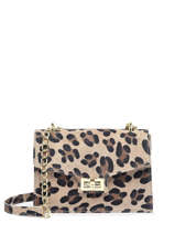 Cross Body Tas Velvet Leder Milano Beige velvet VE21121
