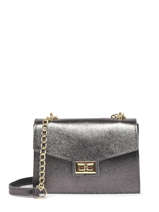 Sac Bandoulire Nine Cuir Milano Gris nine NI21121