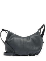 Sac Bandoulire Caviar Cuir Milano Bleu caviar CA22066