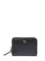 Portefeuille Cuir Lauren ralph lauren Noir dryden 32876729