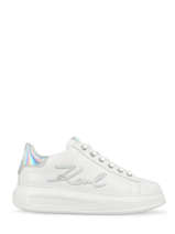 Sneakers Kapri Signature En Cuir Karl lagerfeld Blanc women KL62510A