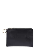 Pochette Zippe Ninon Cuir Lancel Noir cabas d'ete A12098