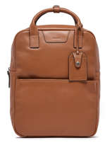 Sac  Dos Business Flandres 2 Compartiment Etrier Marron flandres EFLA8272