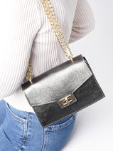 Sac Bandoulire Nine Cuir Milano Marron nine NI21121-vue-porte