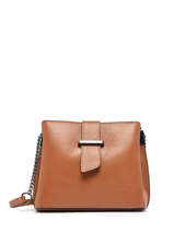 Sac Bandoulire Caviar Cuir Milano Marron caviar CA19112