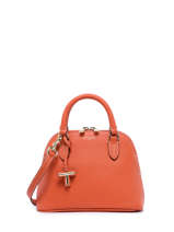 Sac Bandoulire Gisele Cuir Le tanneur Orange gisele TGIS1000