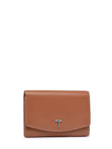 Porte-monnaie  Rabat Romy Cuir Le tanneur Marron romy TROM3150