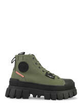 Enkellaarsjes Revolt Hi Tx Palladium Groen women 97242309