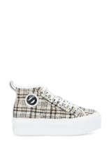 Sneakers Iron Mid Side No name Grijs women - SFST04VE