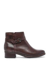 Bottines En Cuir En Cuir Tamaris Marron women 29