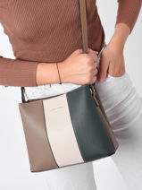 Cross Body Tas Pyramide David jones Veelkleurig pyramide 1-vue-porte