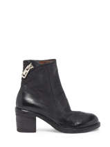 Boots Uit Leder As98 Zwart women A24208