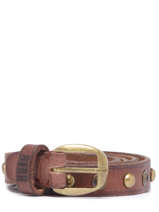 Ceinture Femme Whitney Cuir Biba Marron belt WHIT3A