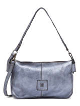 Cross Body Tas Heritage Leder Biba Zilver heritage BT18