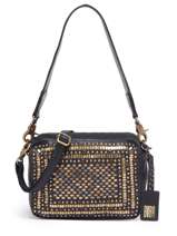 Sac Bandoulire Heritage Cuir Biba Noir heritage LOT1L