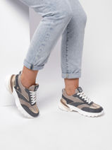 Sneakers Agnes Vanessa wu Grijs women BK2441GR-vue-porte