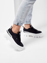 Sneakers Raven Low Buffalo Noir women 1630640-vue-porte