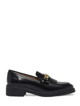Elma Mocassins Uit Leder Unisa Zwart accessoires ELMA